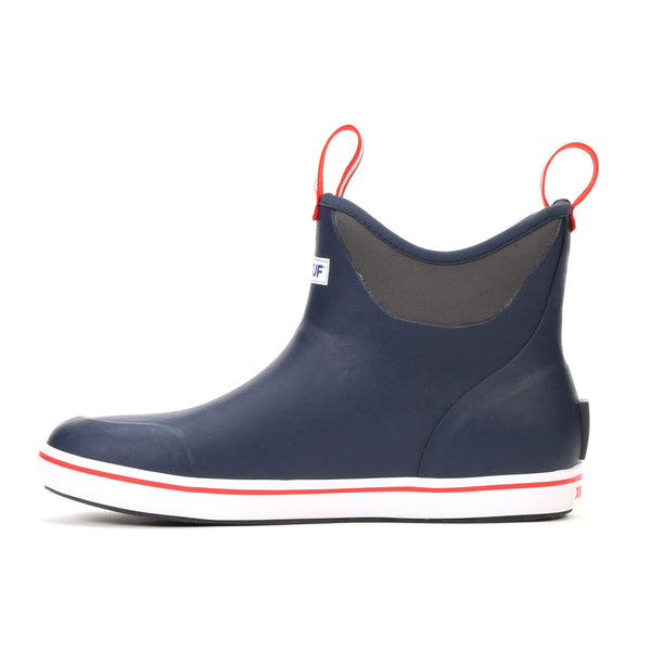 Ankle Deck Boot Navy / Red